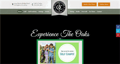 Desktop Screenshot of golfoaks.com